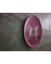 Wooden Wall Decor Plate - Red Wooden Wall Decor Plate - Red